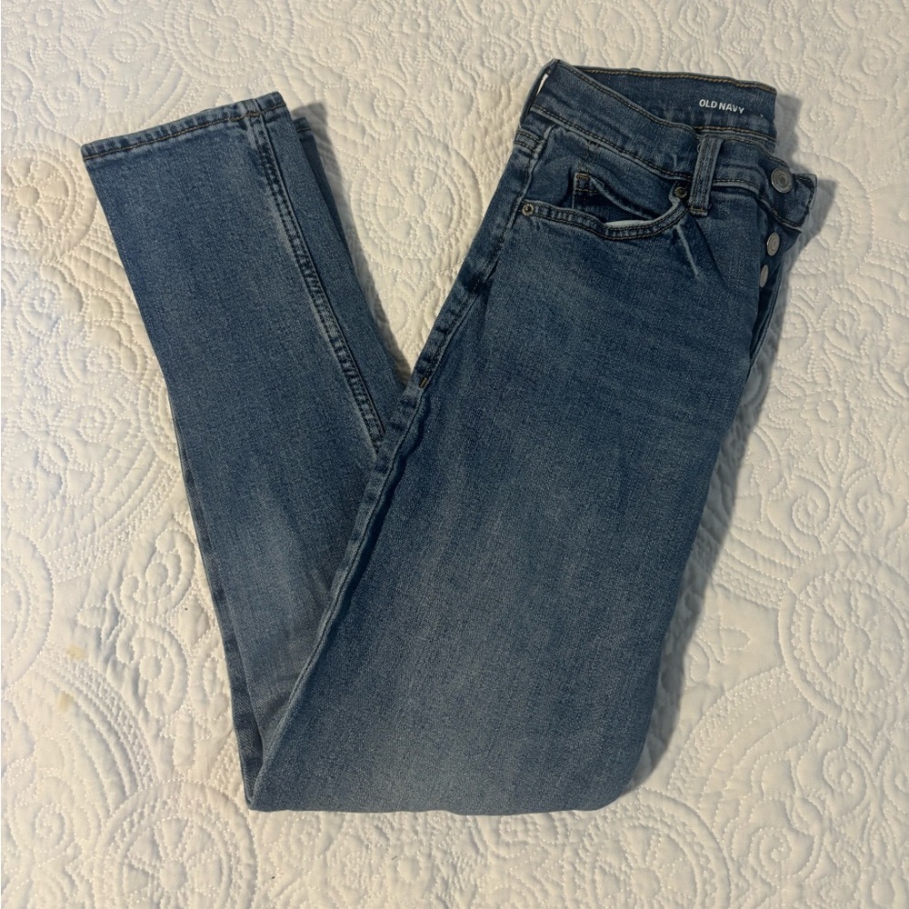 Old Navy Women's Classic Blue Skinny Jeans